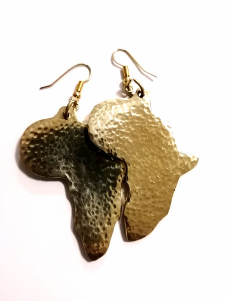Earrings - Africa (Brass)