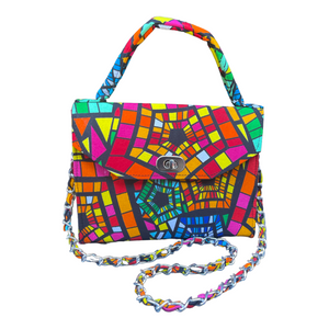 Clutch bag - African print (Mosaic)
